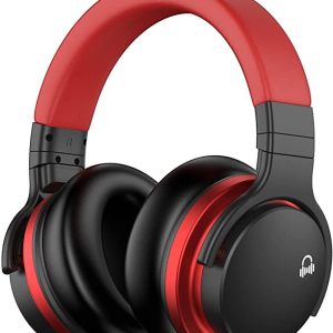 wireless over ear headphones – deep bass, comfort fit design