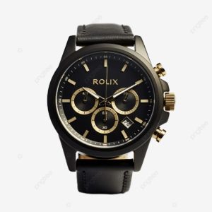 f3 chrono classic watch – black & gold edition